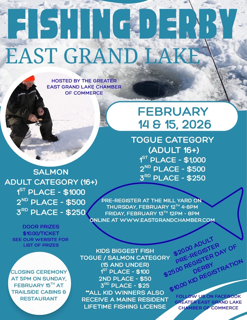 East Grand Lake Fishing Derby Information
